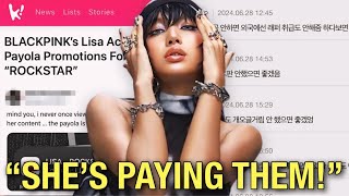 BLACKPINK LISA Accused Of Payola Plus KNetizens REACT To ROCKSTAR Official Music Video [upl. by Kellene985]