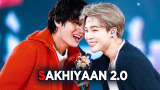 BTS Sakhiyan20  VMIN  Akshay Kumar  BellBottom  BANGTAN BTS HINDI SONG MIX  fmv  Bollywood [upl. by Tezzil182]