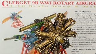 WW 1 Rotary Aircraft Engine Model Kit Build [upl. by Freberg]