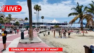 🔴LIVE Costa Adeje Fanabe Las Americas How Busy is Tenerife now ☀️ [upl. by Bettina]