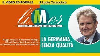 Germania senza qualità il video editoriale di Lucio Caracciolo [upl. by Doxia273]