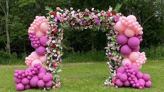 Balloon Garland Flower Arch [upl. by Nylehtak549]