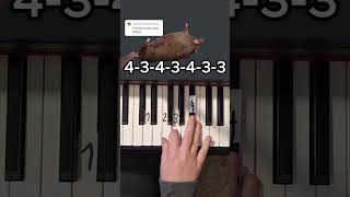 Free Bird Solo Piano Tutorial shorts [upl. by Mcilroy74]