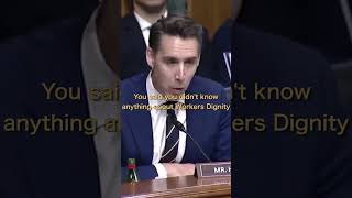 Sen Hawley REJECTS Judicial Nominee For BLATANTLY LYING While Under Oath [upl. by Dunson]