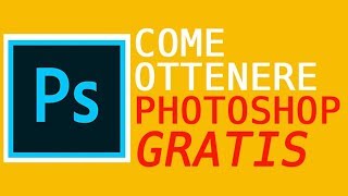 Come avere PHOTOSHOP GRATIS in modo LEGALE [upl. by Boucher102]