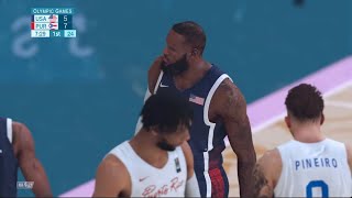 🔴 LIVE NOW USA vs Puerto Rico Full Game  2024 Olympic Mens Basketball Live  August 1 2024  2K [upl. by Neslund776]