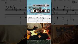 TREASURE  LOVESICK Lyrics 트레저 병 베이스 커버 베이스 악보 bass 베이스악보 tap guitarcover music basstap [upl. by Einahpet56]