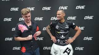 ONE Fight Night 25 Regian Eersal talks legacy following victorious rematch against Alexis Nicolas [upl. by Enalb]