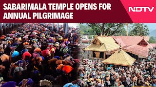 Sabarimala News Today  Sabarimala Temple Opens For Annual MandalamMakaravilakku Pilgrimage [upl. by Ariday]