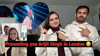 1st time concert experience 🤔Arijit Singh and Ed Sheeran in London 😍 [upl. by Nodnek]