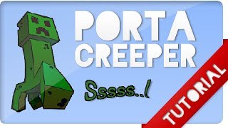 Porta rosto do Creeper 3x3  Redstone Tutorial 44 [upl. by Brittan437]