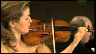 Mozart Violinsonate B Dur KV 378 Anne Sophie Mutter Violine Lambert Orkis Klavier [upl. by Eimilb]