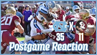 Chopped Em  North Carolina Tar Heels vs Florida State Seminoles Football  Postgame Reaction [upl. by Krebs]