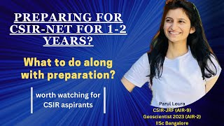 CSIR preparation for 12 yearsAlternate optionsWhat to do along with preparationCSIR aspirants [upl. by Ibbed]