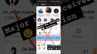 Major Token Not Received Solution Major Processing solution 🤯💥 majorwithdrawal [upl. by Anstice]