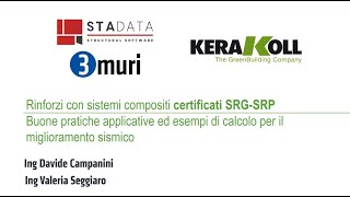 Rinforzi con sistemi compositi certificati SRGSRP Kerakoll [upl. by Nosnaj]