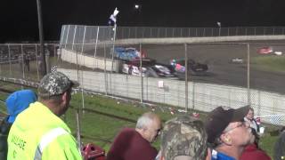 TriCity Speedway 41814 Bobby Pierce Wins quotDeuces Wildquot [upl. by Desirae]