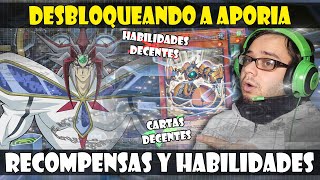 DESBLOQUEANDO A APORIA  MIRANDO SUS RECOMPENSAS Y SKILLS  DUEL LINKS [upl. by Cower]