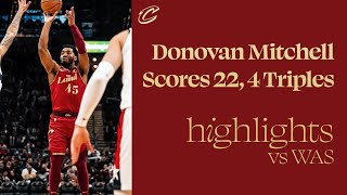 Donovan Mitchell Highlights vs Wizards  132024 [upl. by Heyman]