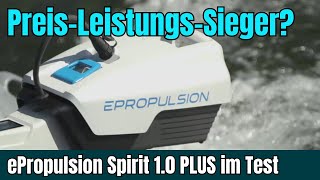 ePropulsion Spirit 10 PLUS  EMotor für Schlauchboote  1 kW 3 PS Außenborder mit Batterie DE [upl. by Newhall145]