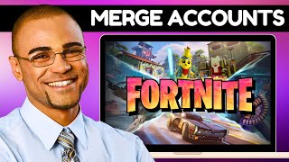 How to Merge Fortnite Accounts 2024 Easy Method [upl. by Ahseiym3]