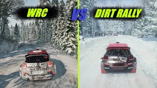 WRC 9 VS Dirt Rally 20 Graphics amp Sound [upl. by Fielding]