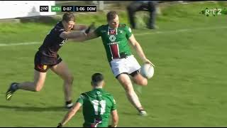 INSPIRATIONAL KIERAN MARTIN POINT  WESTMEATH V DOWN  2024 FOOTBALL LEAGUE [upl. by Aicilef]