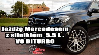 MercedesBenz GLS 63 AMG  585 KM pod nogą MotoGeekTV [upl. by Atirhs]