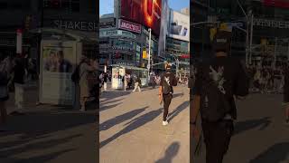 Going to Dundas square toronto Downtown short youtubeshort [upl. by Ehctav]