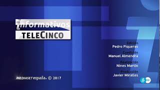 Cierre Informativos Telecinco 2017 [upl. by Deloris]