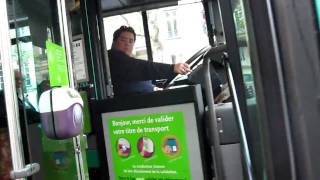 Taking the  29 bus Paris France MVI0340MOV [upl. by Zetrauq]