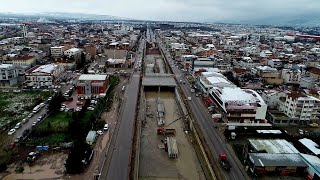 Battı Çıktı Altgeçit Şantiyesindeyiz Farklı iki zamanda drone çekimi [upl. by Andrea968]