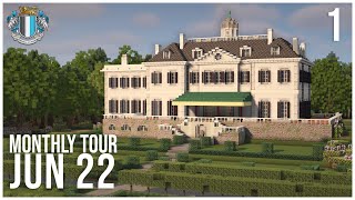 3 Impressive Country Houses  Minecraft World Tour June 2022 [upl. by Runstadler216]