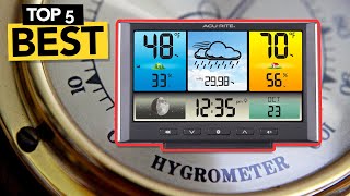 ✅ TOP 5 Best Hygrometer 2024  Buyers Guide [upl. by Skipper166]