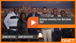 QNET Football  QNET Achievers 2017  Barcelona Aftermovie [upl. by Laurette]