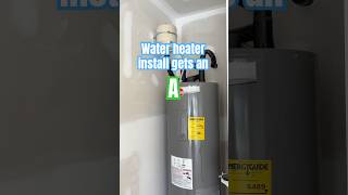 Electric Water Heater Install Gets an A diy plumbing waterheater [upl. by Sanburn]