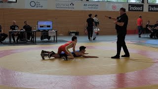 RINGEN FRANKFURTEINTRACHTPOKAL 2024 Kadetten  48kg  FS  ARSLAN vs SAFAWI [upl. by Hultin]