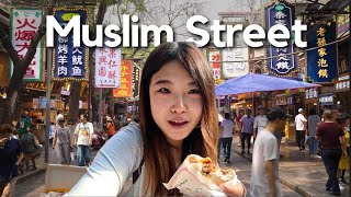 Mosque halal food Muslim Street in Xian  China EP3 [upl. by Ivens170]