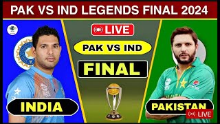 🔴 Live India Champions Vs Pakistan Champions Live  Final  IND vs PAK  World Championship Legends [upl. by Lyall]