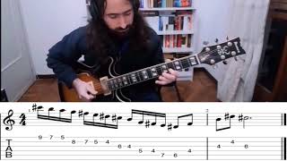 Jonathan Kreisberg A Lydian Dominant lick [upl. by Etteloiv]