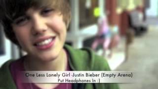 One less lonely girl Justin Bieber empty Arena [upl. by Nayrb]