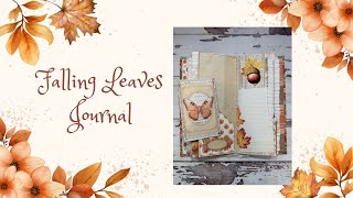 Falling Leaves Journal  Etsy Journal ShareFlipthrough [upl. by Ahtnamas687]