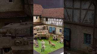 Normandy Farmhouse Diorama 135 Part 3🤩 painting diorama miniature woodworking scalemodel diy [upl. by Tekcirk]