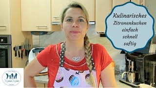 Zitronenkuchen  einfach  schnell  saftig  Blechkuchen [upl. by Joanna]