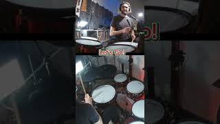 Paradiddle Groove fast drums learningdrums shortsvideo drummer drumming drumlessons [upl. by Aerehs446]