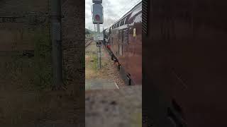 The Flying Scotsman at Darlington train station train [upl. by Yknarf]