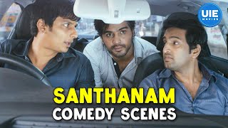 Santhanam Comedy Scenes Part 01  Endrendrum Punnagai  All in All Azhagu Raja  Vanakkam Chennai [upl. by Voltz]