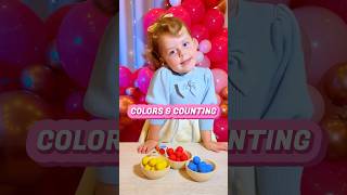 Colors amp Counting Game for Toddlers  Educational Videos for Toddlers shorts [upl. by Allimrac528]