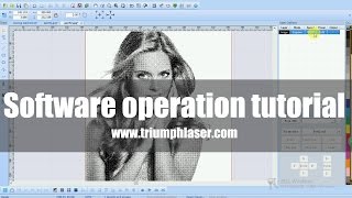 Laser software operation tutorial how to engrave [upl. by Amrita]