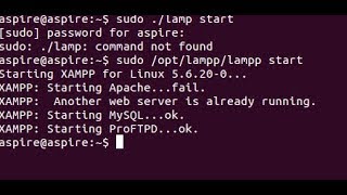 Xampplampp  Apache failed to start SOLVED Linux [upl. by Brill]